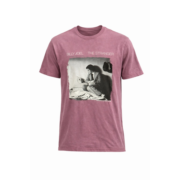 Lee Tops - Billy Joel The Stranger T-Shirt Lee Tour Band Tee Concert Music Sz s Mauve